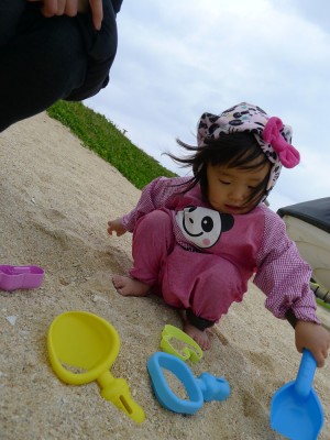 砂遊び